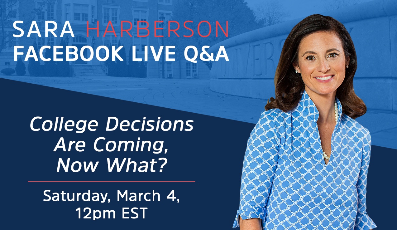 Facebook LIVE Recap and Bonus Questions: College Admissions Decisions Are Coming, Now What?
