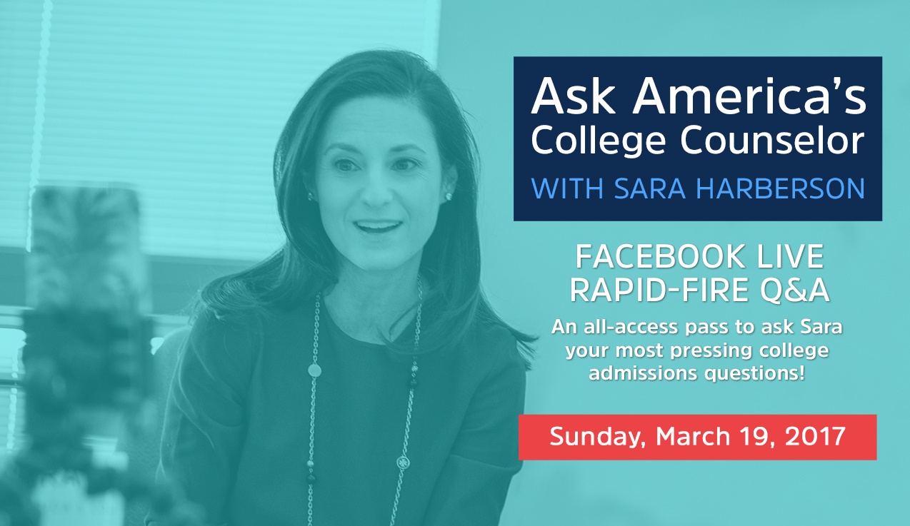 Facebook Live Recap and Bonus Questions: Ask America's College Counselor (3.19.17)