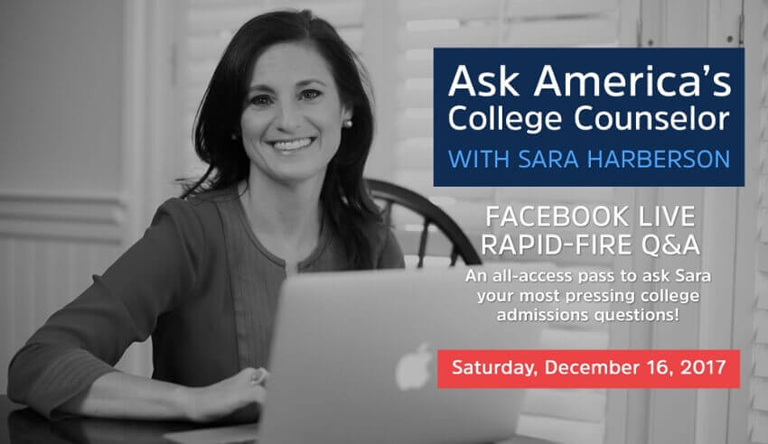 Facebook Live Recap and Bonus Questions: Ask America's College Counselor (12.16.17)